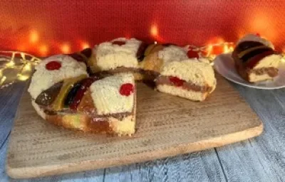 Rosca Rellena de Choco Naranja Rosca Rellena de Choco Naranja