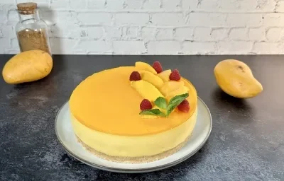 Cheesecake Cremoso de Mango Cheesecake Cremoso de Mango