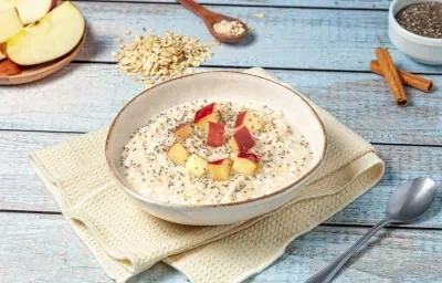 Bowl de Avena con Manzana Bowl de Avena con Manzana
