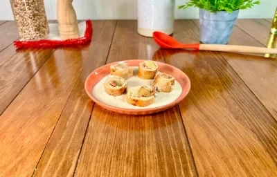 Pechuga Rellena de Piña y Toccino
