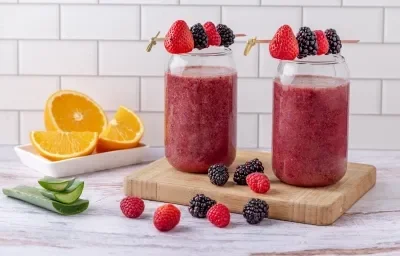 Batido de Frutos Rojos