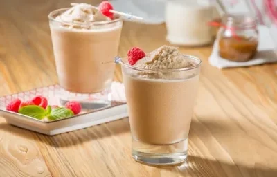Frappé de dulce de leche Frappé de dulce de leche