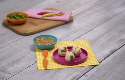 Trufas de arroz y verduras