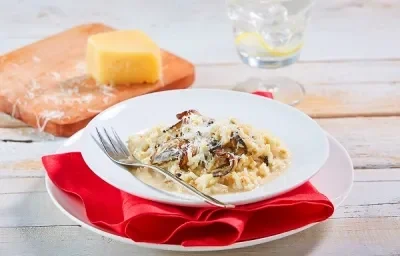 arroz cremoso de coliflor