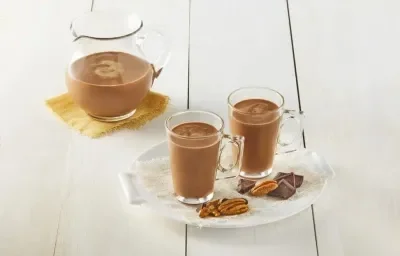 Atole de chocolate con nuez