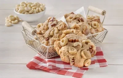 Galletas de Nuez con Cheerios Miel