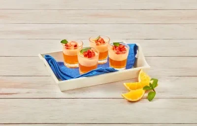 Gelatina de Refresco de Naranja Gelatina de Refresco de Naranja