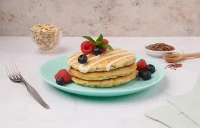 Hot Cakes de Avena y Linaza