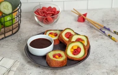 Sushi de Pepino Picante Sushi de Pepino Picante