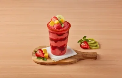 Frappé de fresa Frappé de fresa