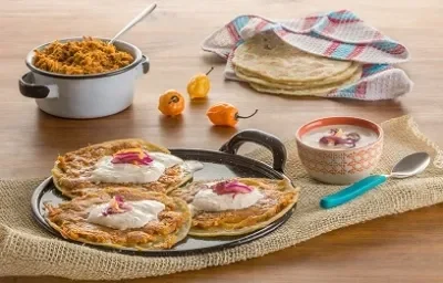 Gringa de cochinita crujiente