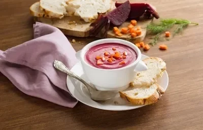 Crema de betabel ligera Crema de betabel ligera