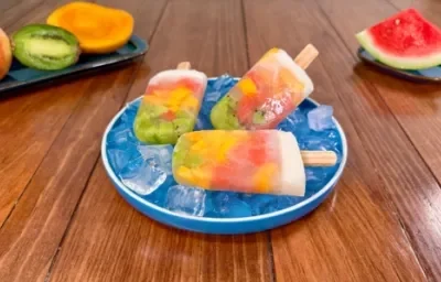 Paletas Cremosas de Fruta