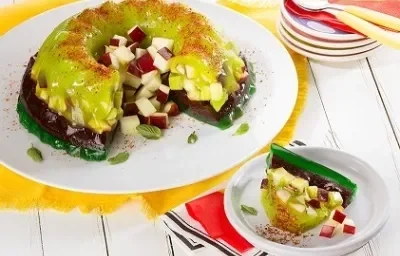 gelatina manzana verde gelatina manzana verde