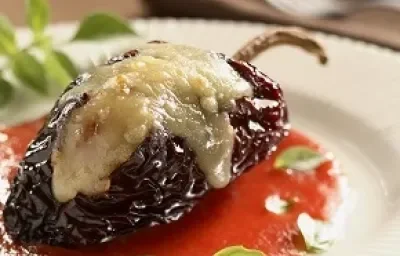 Chiles rellenos gratinados
