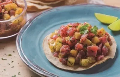 Aguachile con piña Aguachile con piña