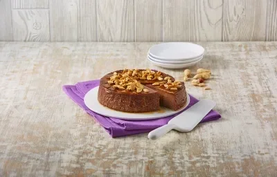 Flan de cacahuate Flan de cacahuate