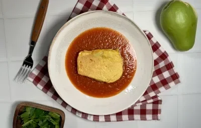Chayotes Rellenos Chayotes Rellenos