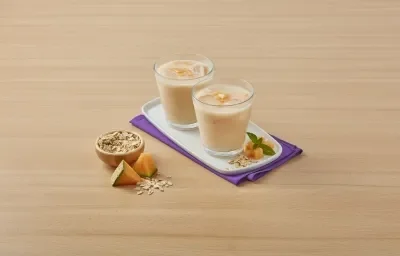 Agua de avena con melón Agua de avena con melón