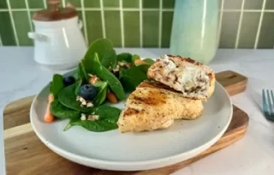 Rollo de Pollo con Manzana y Pera Rollo de Pollo con Manzana y Pera