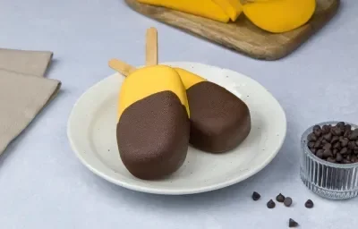 Paletas Cremosas de Mango