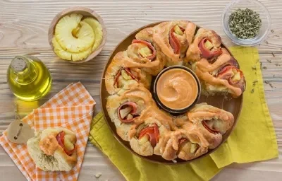 rollos de pizza