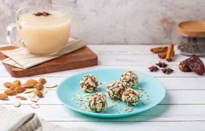 TRUFAS DE DATIL Y ALMENDRA