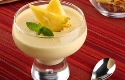 Panacota de piña