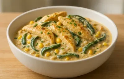 Fajitas de Pollo Cremosas