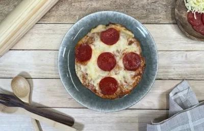 Pizza al Sartén Fácil Pizza al Sartén Fácil