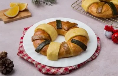 Mini Rosca de Reyes en Air Fryer Mini Rosca de Reyes en Air Fryer