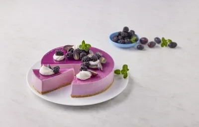 Mousse de uva con zarzamora