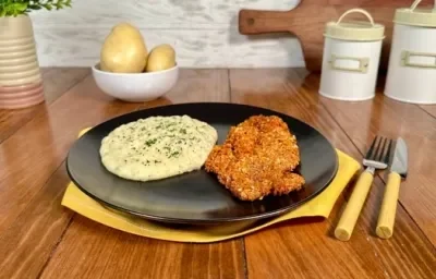 Milanesa de Cerdo con Puré de Papa
