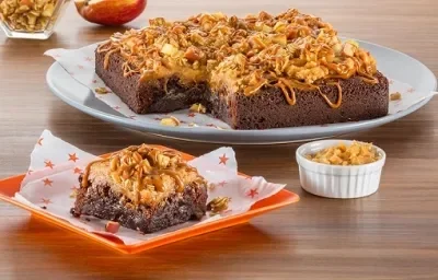 Brownie de dulce de leche