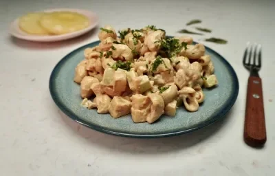 Coditos con Atún y Piña Coditos con Atún y Piña