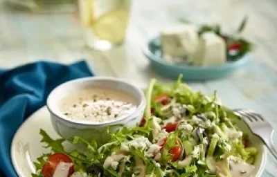 Ensalada griega con aderezo balsámico Ensalada griega con aderezo balsámico
