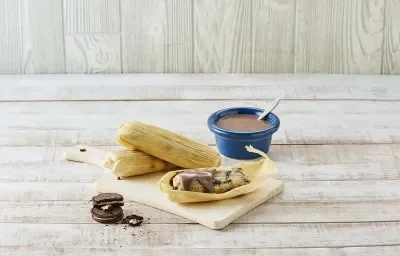 Tamales de galleta de chocolate Tamales de galleta de chocolate