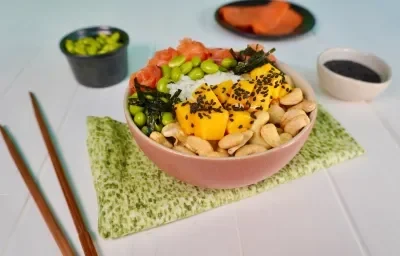 Poke Bowl de Salmón y Mango