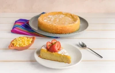 Pan de Elote en Freidora de Aire
