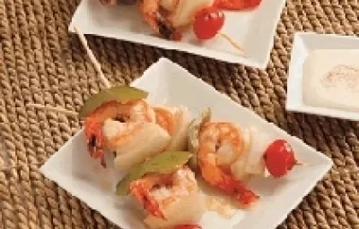 briocheta camaron salsa ajo y pimienta briocheta camaron salsa ajo y pimienta