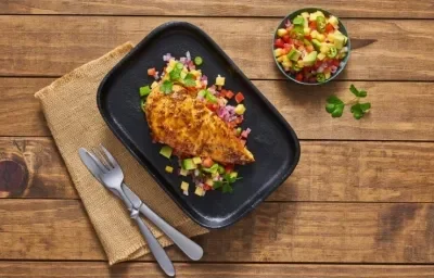 Receta de Pollo Ranchero con pico de gallo Receta de Pollo Ranchero con pico de gallo