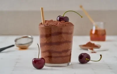 Cherry Cacao Frappé
