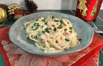 Espagueti Blanco Cremoso