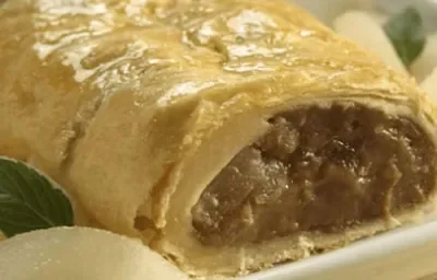 Strudel de pera y manzana Strudel de pera y manzana
