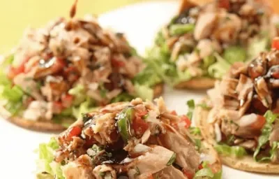 Tostadas de atún Tostadas de atún