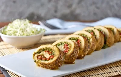 Rollo de pechuga Thai