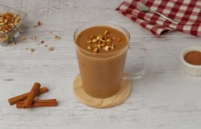 Atole de Cocoa y Nuez