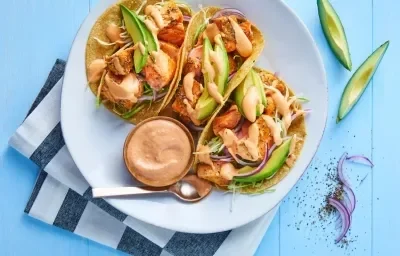 Tacos de salmon