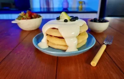 Cinnamon Roll Hot Cakes Cinnamon Roll Hot Cakes