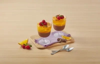 Gelatina choco naranja Gelatina choco naranja
